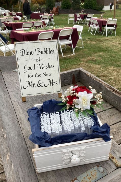 Encourage your guests to blow bubbles to congratulate the bride and groom at your outdoor wedding at The Barn at Cricket Creek. Click the link for other design inspiration from our Share Room available for free to couples who book our venue. Cricket Wedding, Wedding Bubbles, Blowing Bubbles, Shared Room, Wedding Quotes, Outdoor Wedding, Bridal Shower, Bubbles, Design Inspiration