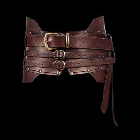 Inspired by the rugged elegance of Viking craftsmanship, this wide leather belt features intricate embossing and metal rivets that reflect the raw beauty of Norse artistry. The design is not only visually striking but also deeply rooted in historical tradition, making it perfect for those who appreciate the authenticity of ancient cultures. With its adjustable straps, this wide belt offers a one-size-fits-all solution, making it easy to customize the fit for comfort and style. Wear it over your Leather Accessories Ideas, Fantasy Belt, Viking Accessories, Warrior Battle, Dream Costume, Blonde Man, Battle Belt, Viking Belt, Strega Fashion