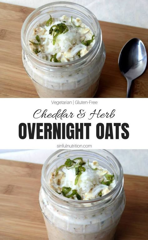 Savory Overnight Oats, Savory Oatmeal Recipes, Oats Milk, Morning Oats, Night Oats, Savory Oatmeal, Seasonal Eating, Vegetarian Breakfast Recipes, A Healthy Breakfast