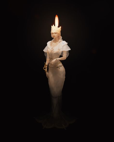 ArtStation - Candle queen, MEPOPA (Sehun Jeong) Candle Queen, Spooky Candles, Image Painting, Candle Art, Artist Websites, Nature Images, Sci Fi Fantasy, Horror Art, Sehun