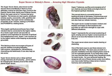 Super seven - Pinned by The Mystic's Emporium on Etsy Super 7 Crystal, Super Seven Crystal, Sagittarius Gifts, Healing Crystals Meanings, Crystals Healing Properties, Sacred Stones, Spiritual Crystals, Crystal Healing Stones, Crystal Magic