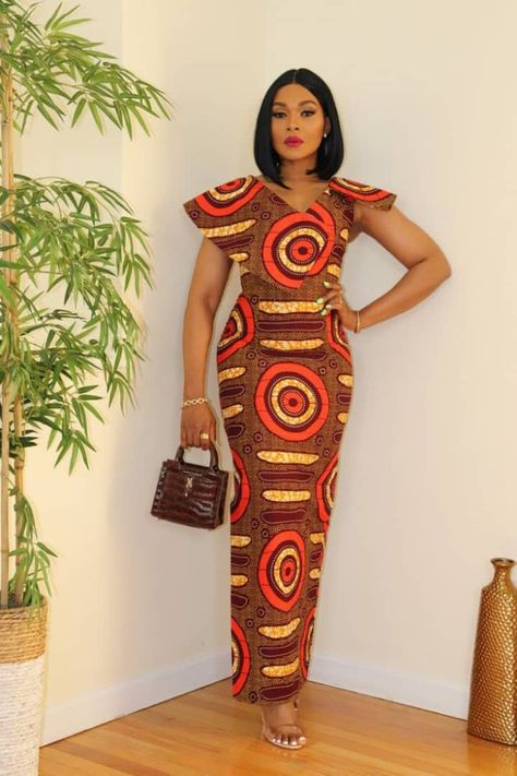 African print fashion dresses