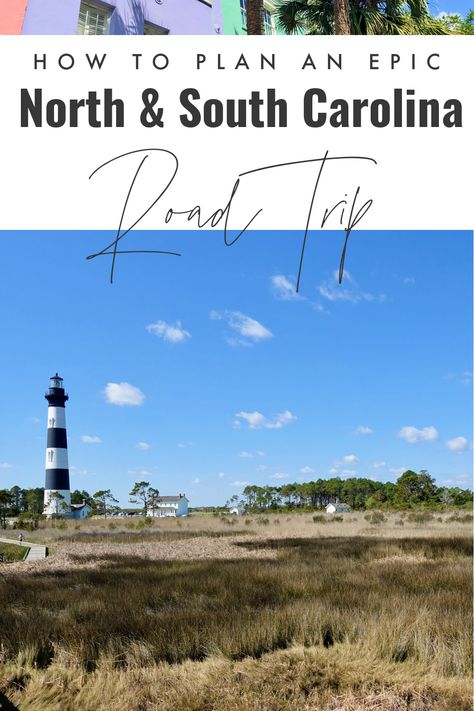 North Carolina Coast Road Trips, South Carolina Coast Road Trip, North And South Carolina Road Trip, Carolina Road Trip, Beach Road Trip, South Carolina Lowcountry, North Carolina Coast, North America Travel Destinations, North Carolina Travel