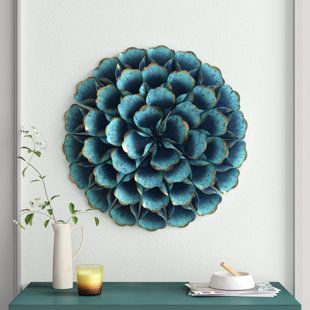 Wall Decor Blue, Floating Bookshelf, Starburst Wall Decor, Plate Wall Decor, Botanical Wall Decor, Geometric Wall Decor, Bungalow Design, Mural Floral, Wall Picture