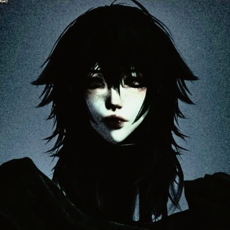 Vampire Aesthetic Female, Emo Oc Art, Vampire Oc Female, Vampire Female Art, Vamp Pfp, Vampire Icon, Vampire Pfp, Manga Vampire, Black Hair Red Eyes