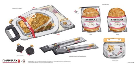 Sci Fi Food Packaging, Future Food Technology, Futuristic Packaging Design, Cyberpunk Food, Cyberpunk Gadgets, Cyberpunk Props, Nasa Punk, Futuristic Food, Oc Claims