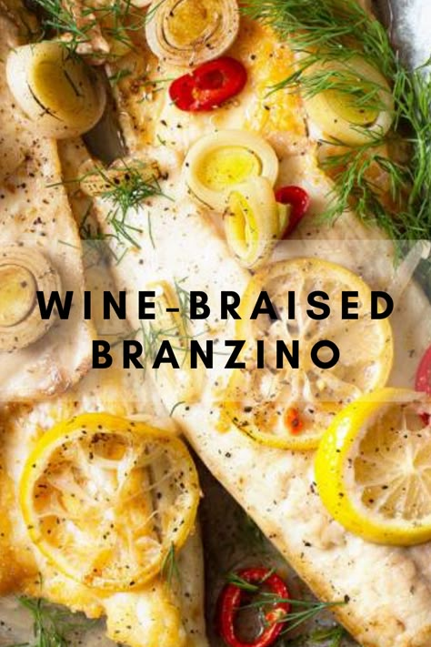 Branzino Dinner Ideas, Mediterranean Branzino Recipe, Branzino Recipe Filet Air Fryer, Branzino Recipe Filet Baked, Italian Hosting, Bronzino Recipe, Branzino Recipe Whole, Branzino Fillets Recipe, Branzino Recipe Filet