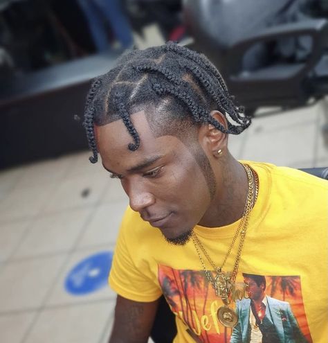 Male Box Braids, Mixed Hairstyles, Men's Braids, Male Braids, Box Braids Men, Hair Styles For Men, Cornrow Braids Men, Braids Inspiration, Boondocks Drawings