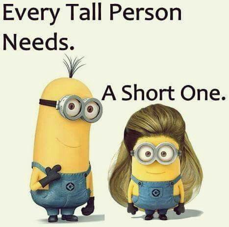 Minions Quotes For Dp, Funny Minion Pictures, Minion Pictures, Minion Jokes, Minions Love, Cute Minions, Tall Person, Friendship Humor, Weird Quotes Funny