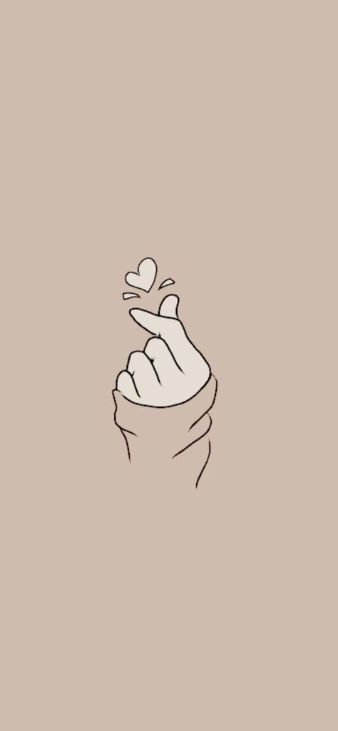 Finger Heart Wallpaper, Finger Heart, Heart Wallpaper, Okay Gesture, Iphone Wallpaper, Iphone