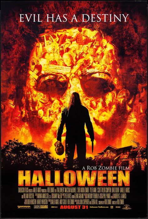 HALLOWEEN (2007) Halloween Rob Zombie, Halloween Soundtrack, Halloween Movie Poster, Rob Zombie Film, William Forsythe, Sheri Moon Zombie, Classic Horror Movies Posters, Halloween 2007, Full Mon