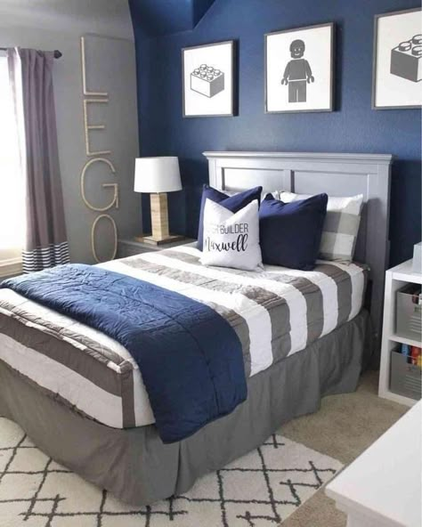 Boys Bedroom Colors, Teenager Bedroom Boy, Boys Bedroom Makeover, Big Boy Bedrooms, Boy Bedroom Design, Toddler Boys Room, Furniture Polish, Budget Patio, Design Blogs