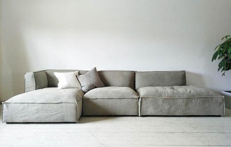 Arreda Home Styling / Cube sofa Wide Couch, Low Couch, All White Bedroom, Furniture Business, Low Sofa, Deep Sofa, Welcome To My House, Home Styling, Home Office Setup