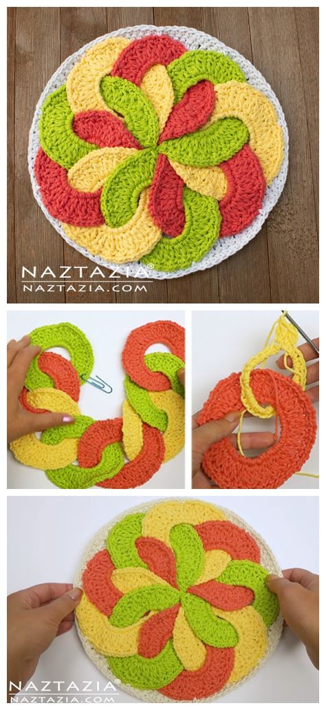 Kitchen Ring Pad Crochet Free Pattern [Video] - Crochet & Knitting Crochet Heating Pad, Crochet Kitchen Items Free Pattern, Crochet Hot Pad, Crochet Trivet Free Pattern, Potholder Patterns Free, Crochet Potholder Patterns, Crochet Hot Pads, Crochet Dishcloth, Dishcloth Knitting Patterns