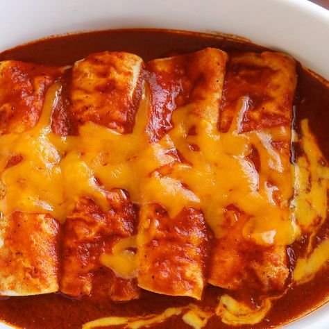 We Love New Mexico Hatch Red Chile Beef Enchiladas Too! – The 2 Spoons New Mexican Enchiladas Red Chili, Mexican Red Enchiladas, New Mexico Red Enchilada Sauce, New Mexico Red Chile Enchiladas, New Mexico Style Enchiladas, Hatch Green Chili Beef Enchiladas, New Mexico Enchilada Sauce, Red Chili Enchiladas New Mexico, Red Hatch Chile Recipes