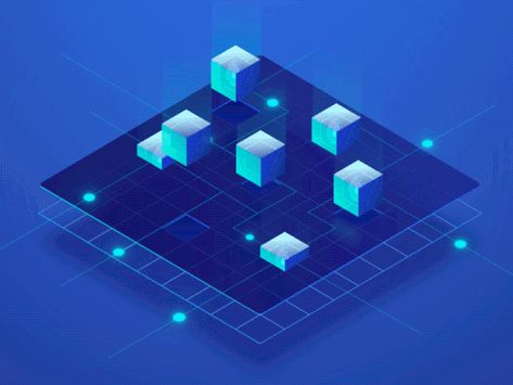 Blue Video Background, Isometric Motion Graphics, Website Background Design, Brand Animation, Motion Graphics Trends, Isometric Animation, Motion Design Trends, Digital Ocean, Amazon Web Services