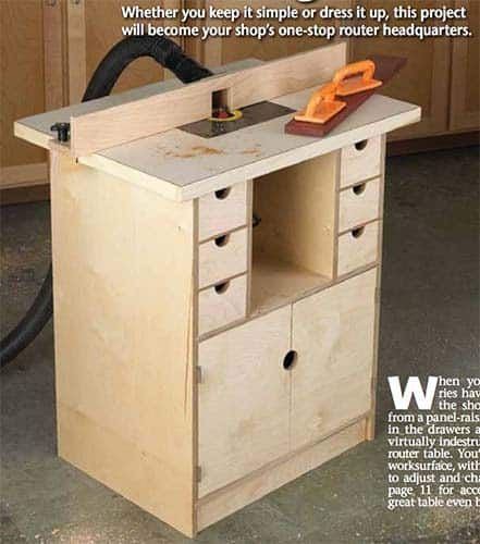 49 FREE DIY Router Table Plans For an Epic Home Workshop Router Table Plans, Diy Router Table, Outdoor Woodworking Plans, Diy Router, Rustic Woodworking, Wood Magazine, Woodworking Table, Router Table, Diy Holz