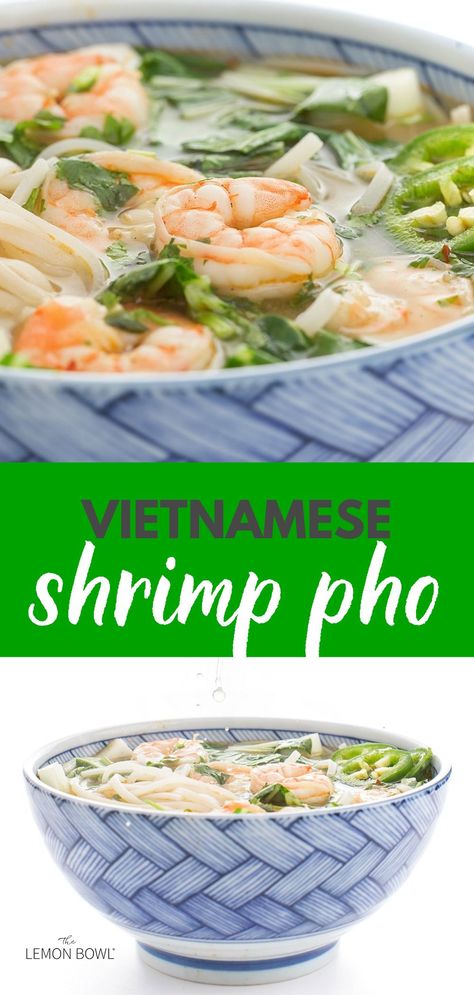 Shrimp Pho Soup Recipe, Shrimp Pho Recipe, Pho Soup Recipe Easy, Shrimp Pho, Pho Soup Recipe, Vietnamese Shrimp, Vietnamese Noodle Soup, Pho Noodle Soup, Broth Diet