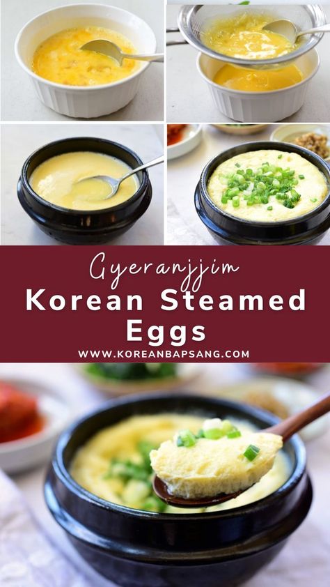 Gyeranjjim (Korean Steamed Eggs)