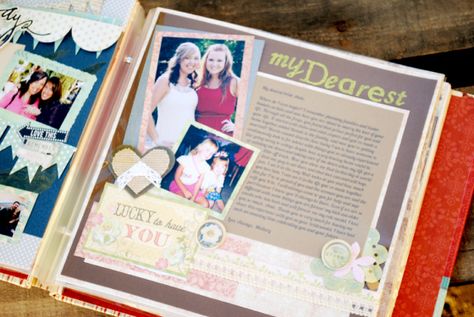 Letters to the Bride Scrapbook, Wedding Bridal shower gift from the bridesmaids and maid matron of honor Letters To The Bride Scrapbook, Bride Scrapbook, Kelly Jean, Hen Ideas, Pizza Wedding, Letters To The Bride, Bridal Shower Scrapbook, Bridesmaids Ideas, Scrapbook Planning