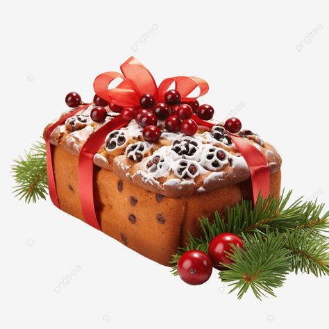 traditional christmas fruitcake on the of a box with christmas toys and fir branches fruit cake ca Cake Png Image, Christmas Fruitcake, Cake Png, Fruit Cake Christmas, Cake Fruit, Food Cake, Traditional Christmas, Cake Cake, Christmas Toys