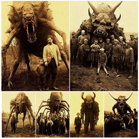 Creepy Monster Horror Photography Art Poster And Print Home Decor Victorian Gothic Monster Vintage Wall Art Canvas Painting - AliExpress Gothic Monster, Science Photography, Home Decor Victorian, Monster Horror, Horror Photography, Creepy Monster, Art Canvas Painting, Wall Art Canvas Painting, Victorian Gothic