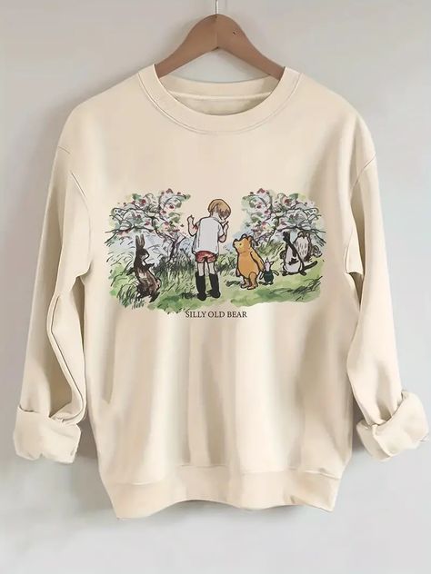 Plus Size Girl Animals Print Pullover Sweatshirt Casual Long - Temu Animals Print, Large Clothes, Round Neck Sweatshirts, Kids Sleepwear, Print Pullover, Kids Beachwear, Casual Sweatshirt, Printed Sweatshirts, Pullover Sweatshirt