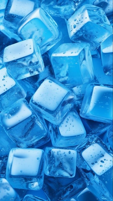 Wallpaper/ Instagram Template Wallpaper Background Blue, Nature Phone Wallpaper, Ice Pictures, Candy Pictures, Ice Photography, Ice Candy, Ice Blue Color, Cute Blue Wallpaper, Coffee Wallpaper