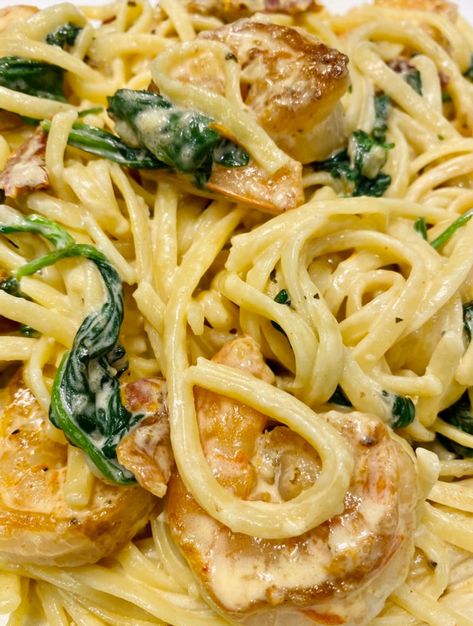 Linguini And Shrimp, Shrimp Linguini Recipe, Linguini With Shrimp, Tuscan Shrimp Pasta, Shrimp Linguini Alfredo, Shrimp Linguini, Shrimp Pasta Dishes, Shrimp Linguine, Cooking With White Wine