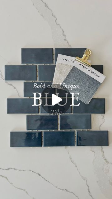 Tara Nelson on Instagram: "Bold and Unique Blue Tile 💙

It is safe to say, I am in my blue era and I am so happy to report it is the incoming color for 2025. It is going to be BIG! So if you’re looking to make a statement in a kitchen, bathroom, or even on a fireplace then join me in welcoming blue into your home.  This bold tile is the perfect way to elevate any space and capture your personality so beautifully that it just might become your favorite!💙

Would you go bold with blue? Let me know in the comments!

Tile Seen Here: 
Cloé 2.5” x 8” Ceramic Tile in Blue
$12.44 / sq. ft. or $132 from @bedrodianstile

https://www.bedrosians.com/en/product/detail/cloe-tile/?itemNo=DECCLOBLU28G

Photo via: Edwardmartin.com
Photo via: realsimple.com
Photo via: artedomus.co.nz
Photo via: hello-hayle Big Tiles Bathroom, Blue Herringbone Tile Bathroom, Blue Tile Bathroom, Cloe Tile, Blue Herringbone Tile, Herringbone Tile Bathroom, Blue Subway Tile, Bold Tile, Blue Bathroom Tile