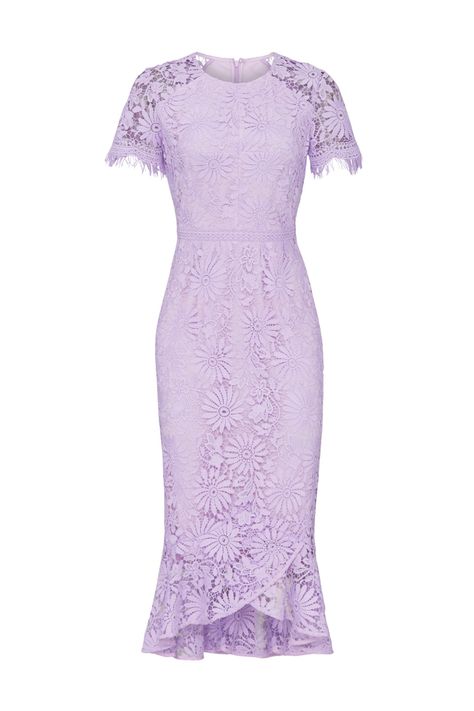 Sundays Best Outfits, Lavender Lace Dress, Lace Dress Design, Modern Vintage Fashion, Dresses Trendy, Rent The Runway, Dress Design, Favorite Dress, Fashion Styles