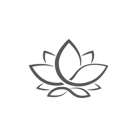 Lotus Logo Design, Lotus Icon, Lotus Flower Outline, Lotus Outline, Lotus Vector, Massage Logo, Lotus Logo, Lotus Flower Design, Flower Outline