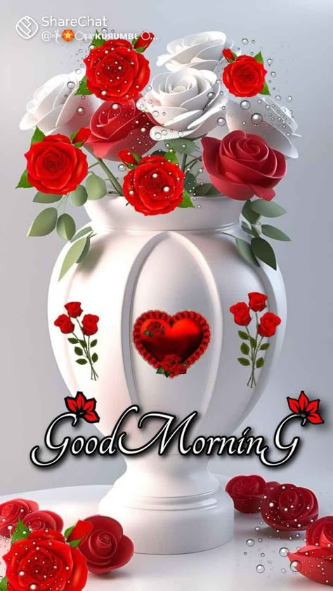 Flowers Images Beautiful, Pictures Of Roses, Good Morning Rose, Happy Birthday Flowers Wishes, Happy Good Morning Images, Lovely Good Morning Images, Good Morning Flowers Rose, Good Morning Beautiful Gif, Beautiful Flower Drawings