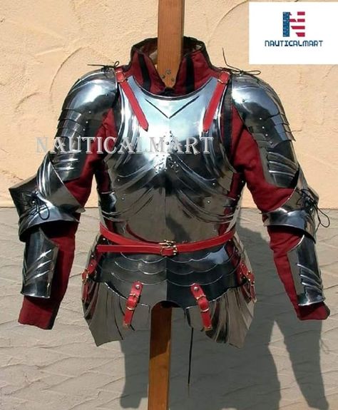 Amazon.com: Medieval LARP Fantasy Costume Steel Armour Cuirass Breastplate : Sports & Outdoors Medieval Breastplate, Breastplate Armor, Gothic Armor, Fantasy Gifts, Historical Reenactment, Medieval Costume, Knight Armor, Medieval Armor, Steampunk Design