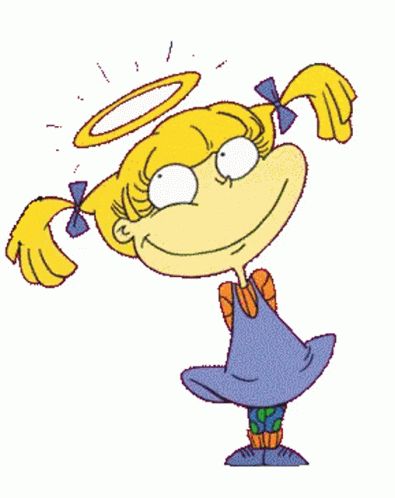 Angelica Rugrats, Rugrats Characters, Angelica Pickles, 90s Baby, Baby Gif, Baby Angel, Nickelodeon, Childhood Memories, Cute Stickers