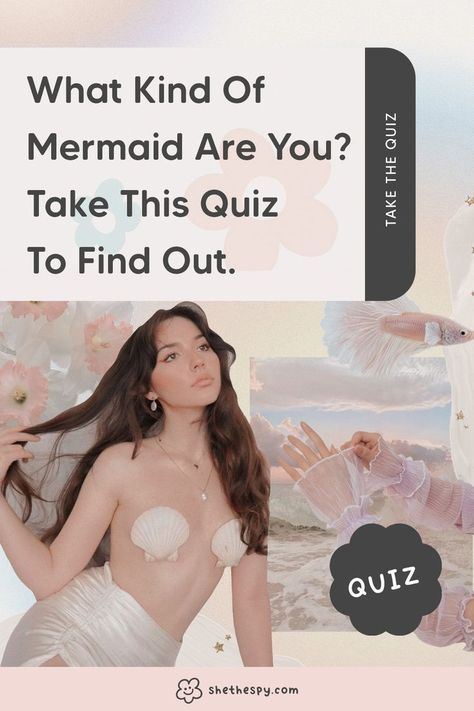 Build the ultimate mermaid - choose everything including your tail & ocean friend. Mermaid Quizzes, She The Spy, Mermaid Tails, A Mermaid, How To Find Out, Mermaid