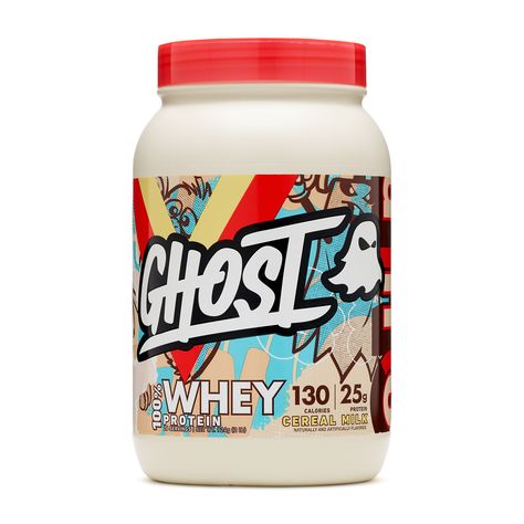 GNC : GHOST® Whey - Cereal Milk Ghost Protein, Protein Cereal, Workout Shakes, Cereal Milk, 100 Whey Protein, Protein Ice Cream, Whey Protein Concentrate, Whey Protein Powder, Chocolate Chip Recipes