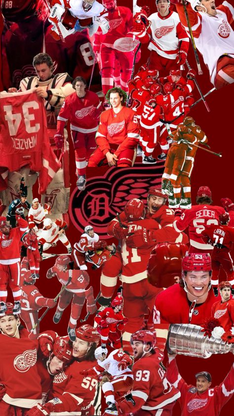 #sports #nhl #nhlstars #nhlhockey #stanleycupchampions #stanleycup #stanleycups #detroit #hockey #detroitredwings #goal #hotmen Detroit Red Wings Wallpaper, Red Wings Aesthetic, Red Wings Wallpaper, Wings Wallpaper, Detroit Red Wings Hockey, Red Wings Hockey, Stanley Cup Champions, Detroit Red Wings, Nhl Hockey