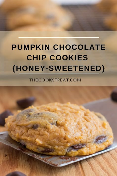 Pumpkin Cookies With Honey, Honey Pumpkin Cookies, Baking With Natural Sweeteners, Honey Sweetened Desserts, Autumn Appetizers, Pumpkin Healthy, Naturally Sweetened Desserts, Pumpkin Cookies Healthy, Honey Dessert