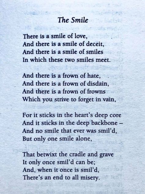 William Blake, The Smile Blake Poetry, William Blake Poems, Poems By Famous Poets, Old Poetry, Motivational Poems, Classic Poems, Poet Quotes, Famous Poets, Poems About Life