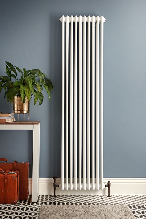 Hallway Ideas White, Kitchen Radiators, Wall Radiators, Radiator Ideas, Radiators Living Room, Tall Radiators, Lavabo D Angle, Kitchen Radiator, Home Radiators