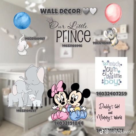 Club Roblox Image Id Codes Gender Reveal, Baby Room Pictures Bloxburg Codes, Bloxburg Decals Codes Babyroom, Nursery Bloxburg Ideas, Roblox Nursery Decal Codes, Berry Avenue Codes Pictures Baby Room, Bluey Decals Bloxburg, Club Roblox Image Id Codes Nursery, Bloxburg Gender Reveal Codes