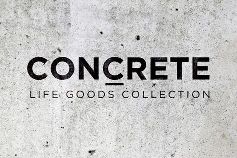 Concrete apparel company's logo design.    www.hypegroup.net Concrete Logo Design, Cement Logo, Concrete Fencing, Concrete Logo, Cement Work, Lab Logo, Logo Company, Construction Logo, Company Logo Design