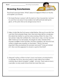 Drawing Conclusions Worksheets Conclusion Starters, Draw Conclusions Anchor Chart, Drawing Conclusions Worksheet, Drawing Conclusions Activity, Teaching Syllables, Writing Conclusions, Drawing Conclusions, Critical Thinking Skills, Thinking Skills