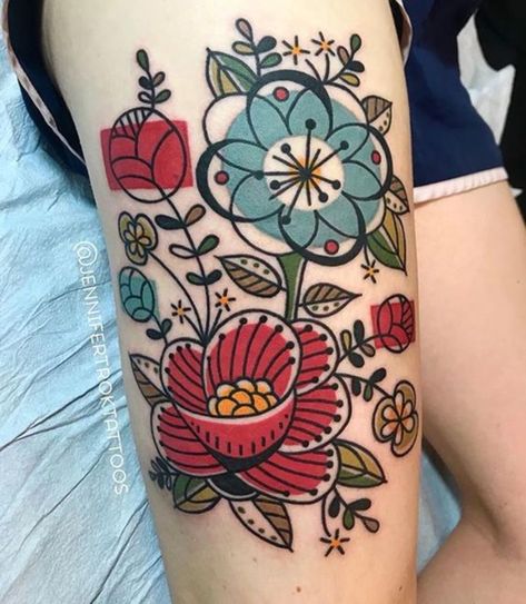 Norwegian Flower Tattoo, Eagles Tattoo, Tattoo 2024, Traditional Tattoo Flowers, Embroidery Tattoo, Amazing Tattoos, Feminine Tattoo, Modern Tattoos, Baby Tattoos