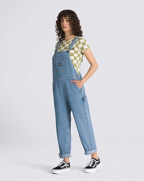 Jane Clothing, Vans Logo, Sweatpants Shorts, Bib Overalls, Simple Logo, Overalls Women, Denim Overalls, Shirt Accessories, Board Shorts