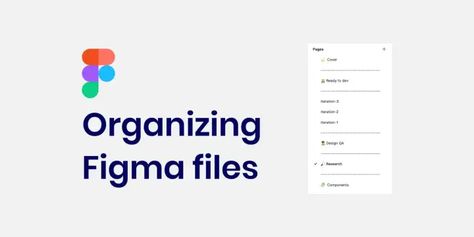 How to organize your Figma design files like a pro; a complete and easy guide to organizing your design files in Figma. | Prototypr Figma Design, People Can Change, Easy Reading, Solid Color Backgrounds, How To Organize, Design System, Ui Kit, Like A Pro, Project Management