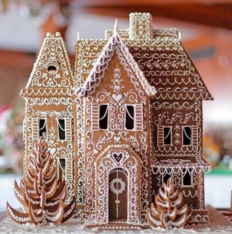 Paper Mache Gingerbread House, Christmas Gingerbread House Ideas, Paper Gingerbread House, Gingerbread House Ideas, Gingerbread House Designs, Gingerbread House Cookies, Gingerbread Christmas Decor, Gingerbread House Decorations, Christmas Gingerbread House