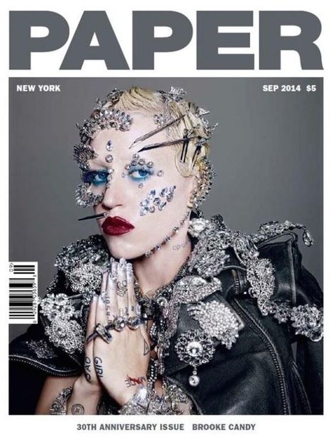 Paper Magazine September 2014 | Brooke Candy by Richard Burbridge #Covers2014 #NicolaFormichetti Paper Magazine Cover, Brooke Candy, Richard Burbridge, Candy Photoshoot, Fashion Editorial Layout, Indie Magazine, Real Techniques Brushes, Paper Magazine, Editorial Makeup