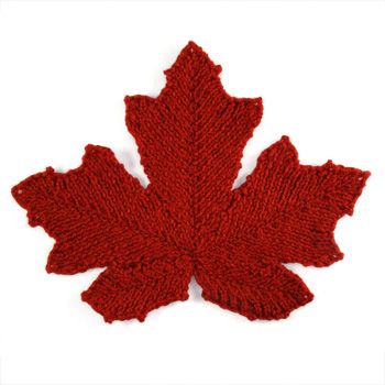 ODDknit - Free Knitting Patterns - Mpale Leaf Leaf Knitting Pattern Free, Leaf Knitting Pattern, Knitted Flower Pattern, Fall Knitting Patterns, Crochet Leaf Patterns, Fall Knitting, Fair Isles, Crochet Leaves, Christmas Knitting Patterns